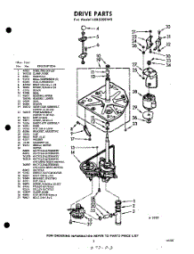 03 - Section parts for Whirlpool Washer LXB5300W0 / from AppliancePartsPros.com