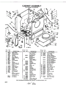02 - Section parts for Whirlpool Dryer LVI7901W0 / from AppliancePartsPros.com