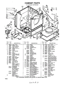 02 - Section parts for Whirlpool Dryer LVI7901W1 / from AppliancePartsPros.com