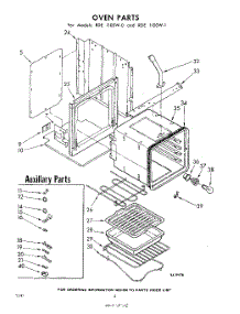 02 - Section parts for Whirlpool RDE1100W0 / from AppliancePartsPros.com