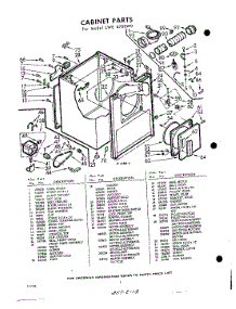 02 - Section parts for Whirlpool Dryer LWE6700W0 / from AppliancePartsPros.com