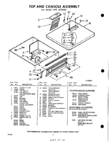 04 - Section parts for Whirlpool Dryer LWE6700W0 / from AppliancePartsPros.com