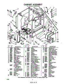 04 - Section parts for Whirlpool Dryer LVI8701W0 / from AppliancePartsPros.com