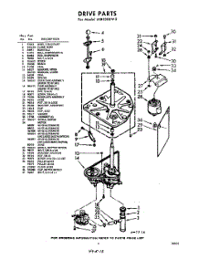 04 - Drive parts for Whirlpool Washer LXB5300W2 / from AppliancePartsPros.com