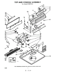 02 - Section parts for Whirlpool Dryer LVI8701W1 / from AppliancePartsPros.com