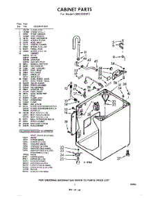 05 - Cabinet parts for Whirlpool Washer LXB5300W3 / from AppliancePartsPros.com