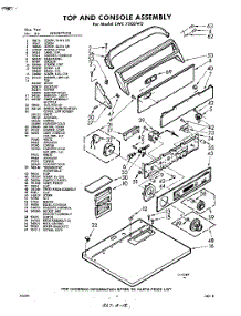 02 - Section parts for Whirlpool Dryer LWE7500W0 / from AppliancePartsPros.com