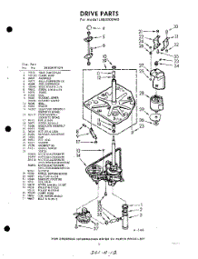 03 - Drive parts for Whirlpool Washer LXB5500W0 / from AppliancePartsPros.com