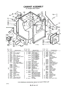02 - Section parts for Whirlpool Dryer LWE7700W1 / from AppliancePartsPros.com