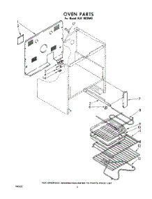 06 - Section parts for Whirlpool Range RJE3020W0 / from AppliancePartsPros.com