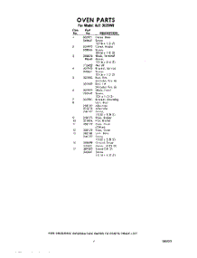 07 - Section parts for Whirlpool Range RJE3020W0 / from AppliancePartsPros.com