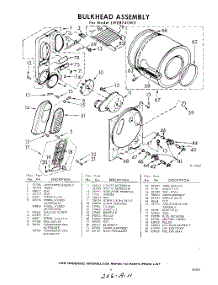 05 - Bulkhead parts for Whirlpool Dryer LWE8740W0 / from AppliancePartsPros.com