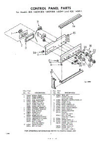06 - Control Panel parts for Whirlpool RDE1400W1 / from AppliancePartsPros.com