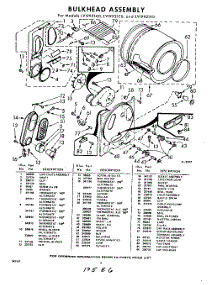 06 - Bulkhead parts for Whirlpool Dryer LVI9921E0 / from AppliancePartsPros.com
