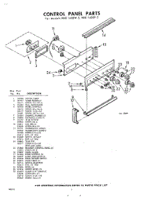 06 - Control Panel parts for Whirlpool RDE1400W2 / from AppliancePartsPros.com