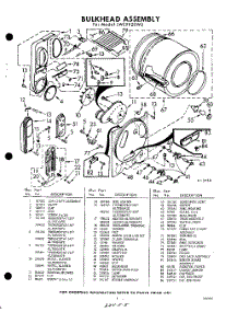 05 - Bulkhead parts for Whirlpool Dryer LWE9920W0 / from AppliancePartsPros.com