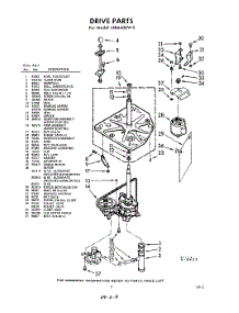 03 - Drive parts for Whirlpool Washer LXB6400W3 / from AppliancePartsPros.com