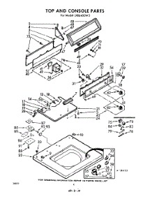 04 - Top And Console parts for Whirlpool Washer LXB6400W3 / from AppliancePartsPros.com