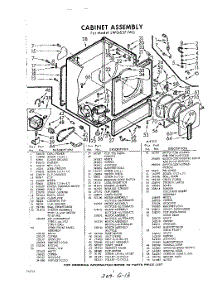 02 - Section parts for Whirlpool Dryer LWG6571W0 / from AppliancePartsPros.com
