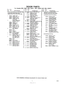 05 - Door parts for Whirlpool RDE2300W / from AppliancePartsPros.com