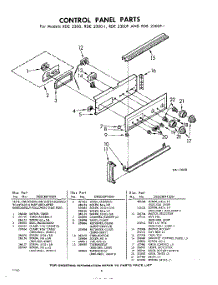 06 - Control Panel parts for Whirlpool RDE2300W / from AppliancePartsPros.com