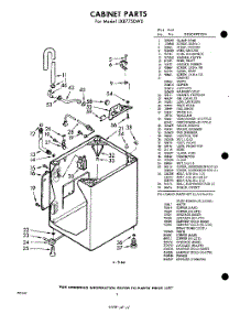 02 - Cabinet parts for Whirlpool Washer LXB7750W0 / from AppliancePartsPros.com