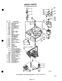 03 - Drive parts for Whirlpool Washer LXB7750W0 / from AppliancePartsPros.com