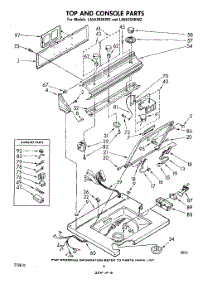 06 - Top And Console parts for Whirlpool Washer LA5530XKW2 / from AppliancePartsPros.com