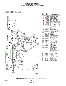 08 - Cabinet parts for Whirlpool Washer LA5530XKW2 / from AppliancePartsPros.com