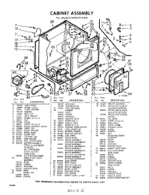02 - Section parts for Whirlpool Dryer LWG7771W0 / from AppliancePartsPros.com