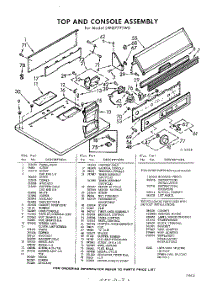 03 - Section parts for Whirlpool Dryer LWG7771W0 / from AppliancePartsPros.com