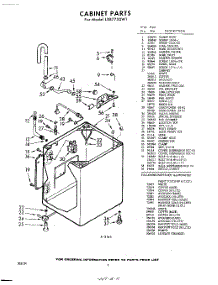 02 - Cabinet parts for Whirlpool Washer LXB7750W1 / from AppliancePartsPros.com