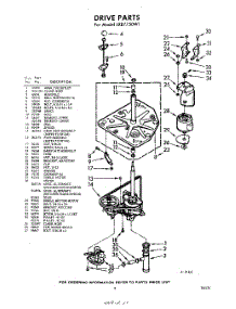 03 - Drive parts for Whirlpool Washer LXB7750W1 / from AppliancePartsPros.com