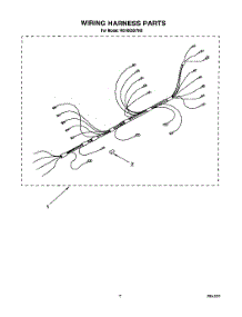 05 - Wiring Harness parts for Whirlpool Oven RB1005XYN0 / from AppliancePartsPros.com