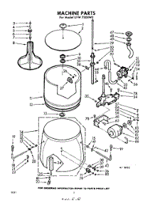 02 - Section parts for Whirlpool Washer LVW7000W0 / from AppliancePartsPros.com