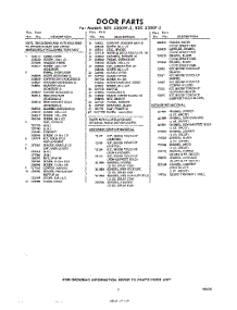 05 - Door parts for Whirlpool RDE2300W2 / from AppliancePartsPros.com