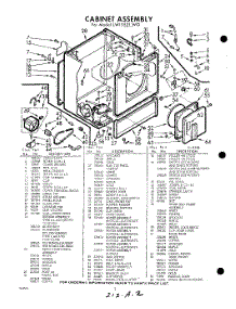 02 - Section parts for Whirlpool Dryer LWI5501W0 / from AppliancePartsPros.com