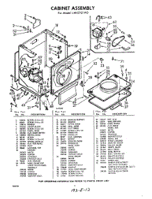 02 - Section parts for Whirlpool Dryer LWI5701W0 / from AppliancePartsPros.com