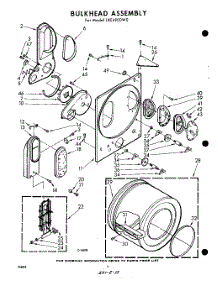 04 - Bulkhead parts for Whirlpool Dryer LXE4900W0 / from AppliancePartsPros.com