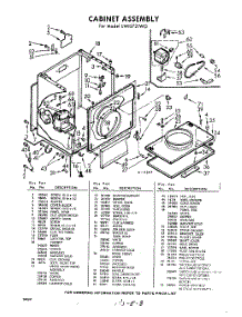 02 - Section parts for Whirlpool Dryer LWI5721W0 / from AppliancePartsPros.com