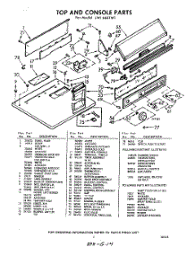 03 - Section parts for Whirlpool Dryer LWI6601W1 / from AppliancePartsPros.com