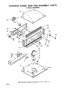 04 - Control Panel And Fan Assembly parts for Whirlpool Oven RGE1600PW / from AppliancePartsPros.com
