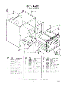 05 - Oven parts for Whirlpool Range RJE333PP0 / from AppliancePartsPros.com