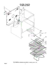 06 - Section parts for Whirlpool Range RJE333PP0 / from AppliancePartsPros.com
