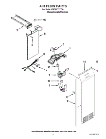 06 - Air Flow Parts parts for Kitchenaid Refrigerator KSF26C7XYY03 / from AppliancePartsPros.com