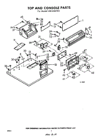 02 - Section parts for Whirlpool Dryer LXE5500W2 / from AppliancePartsPros.com