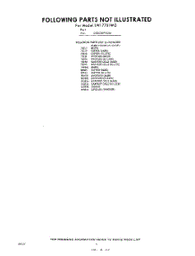 04 - Section parts for Whirlpool Dryer LWI7701W0 / from AppliancePartsPros.com