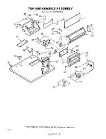 02 - Section parts for Whirlpool Dryer LXE5700W0 / from AppliancePartsPros.com