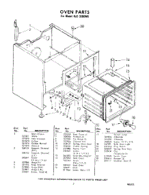 05 - Oven parts for Whirlpool Range RJE3360W0 / from AppliancePartsPros.com