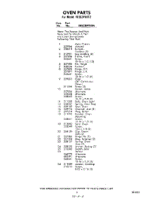 05 - Section parts for Whirlpool Range RE953PXKT2 / from AppliancePartsPros.com